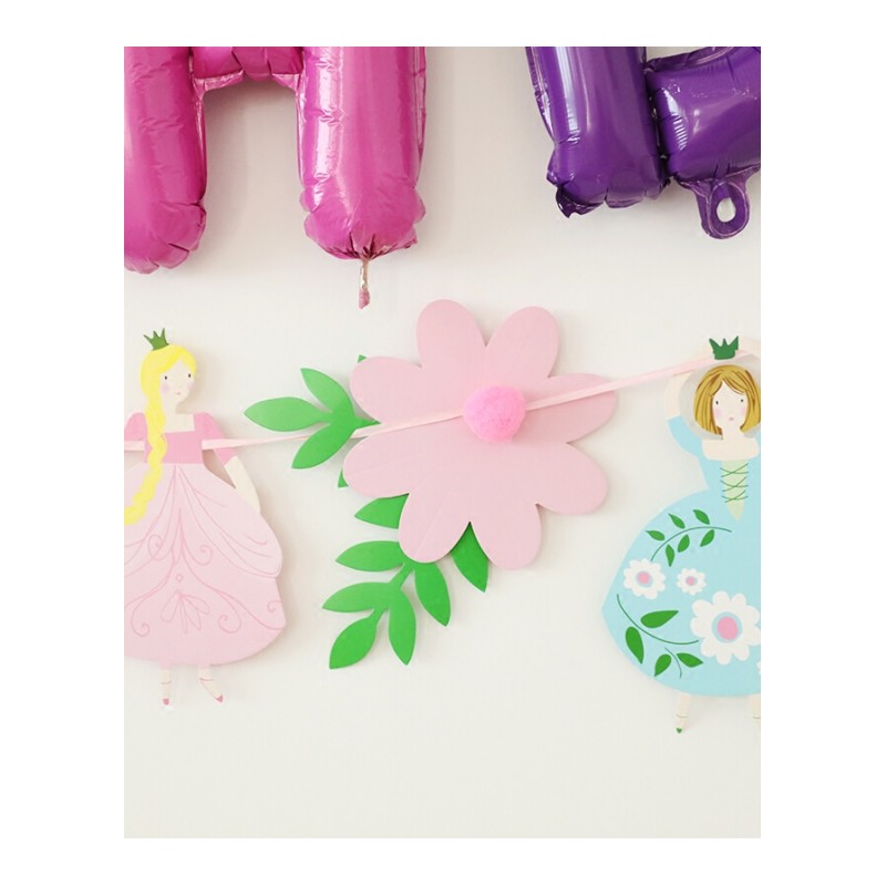 独角兽宴会主题生日快乐布置铝膜气球装饰儿童周岁汽球套餐用品