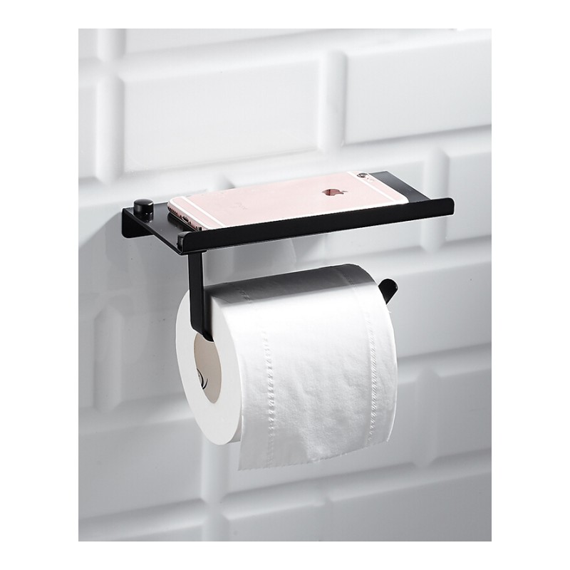 北欧太空铝纸巾盒卫生间厕纸盒手纸盒免打孔卷纸架卫生纸置物架