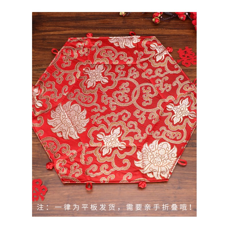 苏杭绸缎糖果盘果盆复古嫁妆中式创意结婚装饰布置婚庆用品