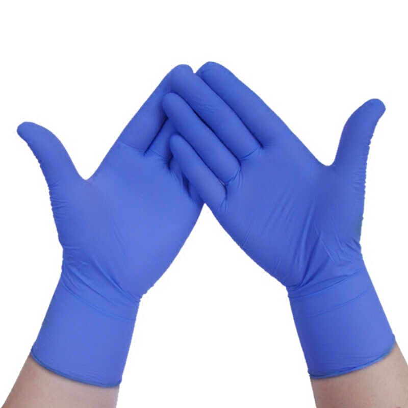 一次性橡胶手套乳胶PVC实验室防护防油100只