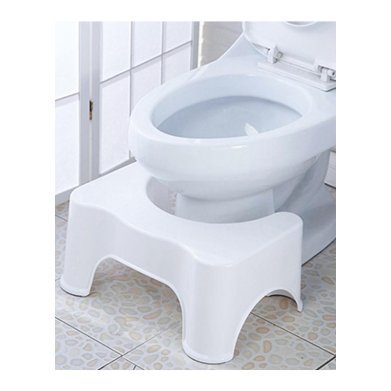 家英 浴室防滑加厚儿童马桶垫脚凳 坐便凳 儿童凳子--白色