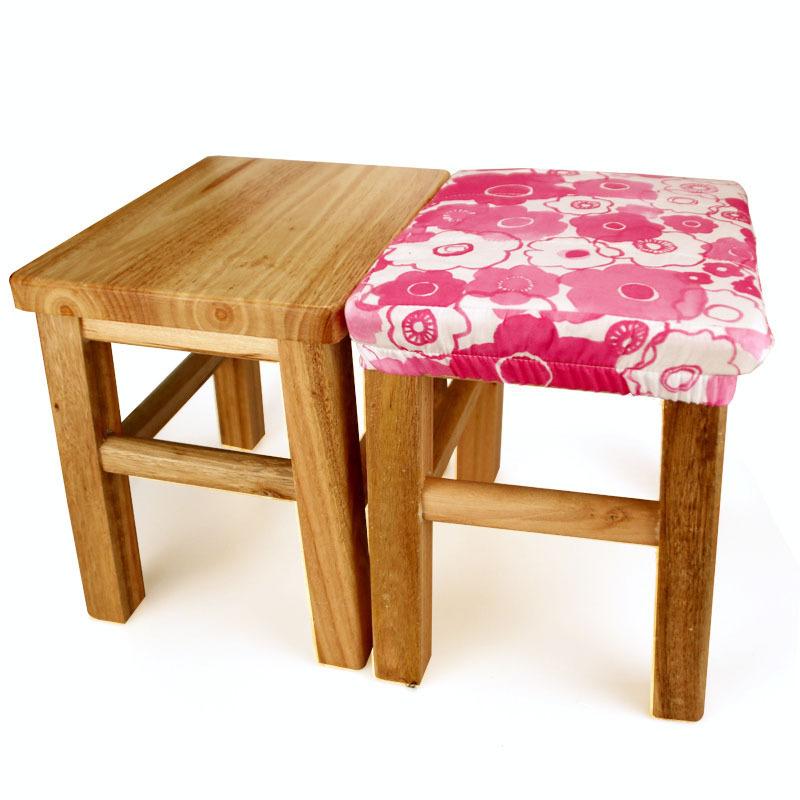 木质小凳子木凳小板凳儿童凳子家用矮凳橡木小方凳带座套换鞋凳