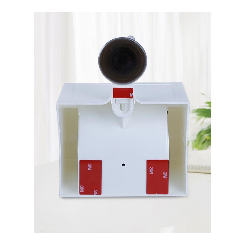 免打孔吸壁式卷纸筒卫生间纸巾盒吸盘盒创意防水厕所卫生纸架-B无痕贴款
