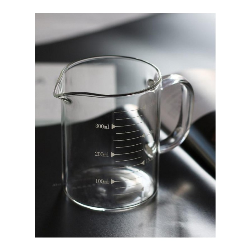 耐热玻璃量杯带刻度杯子微波炉加热烘焙毫升量杯家用厨房水杯