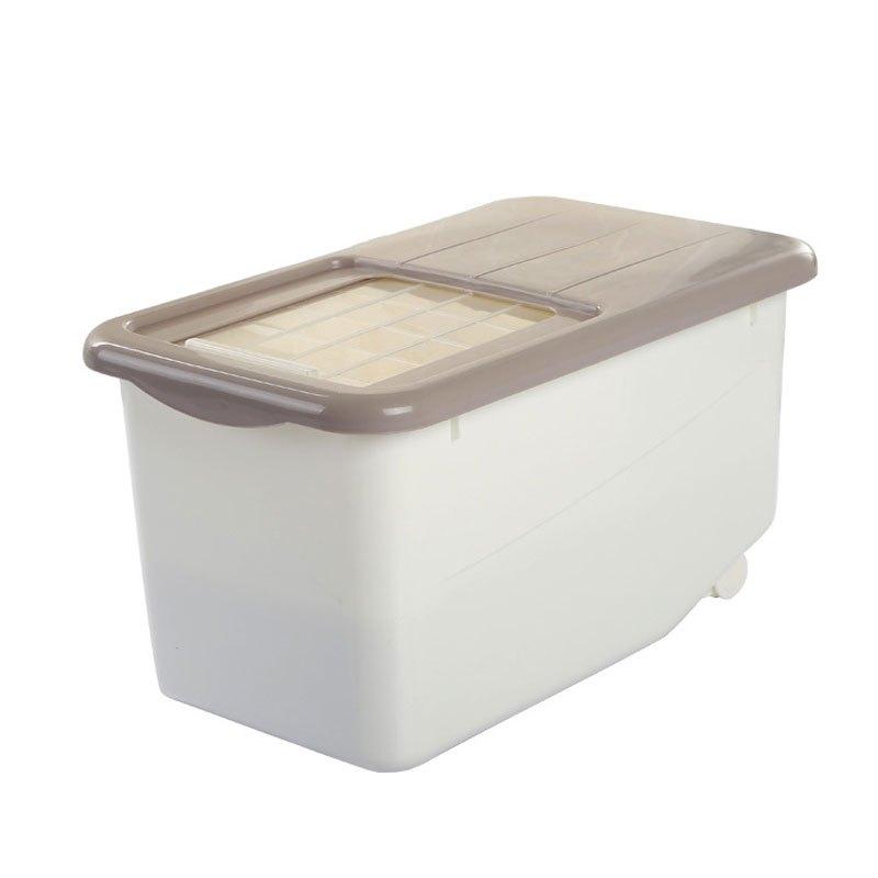 家用装米桶储米箱塑料密封10kg厨房米桶大米粉桶多色多款生活日用家庭清洁生活日用收纳用品收纳桶