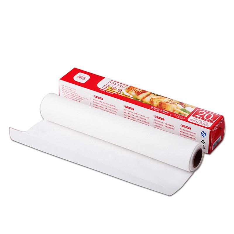 展艺食品级硅油纸20米 烘焙工具去油纸烤箱蛋糕锡纸吸油纸防粘纸