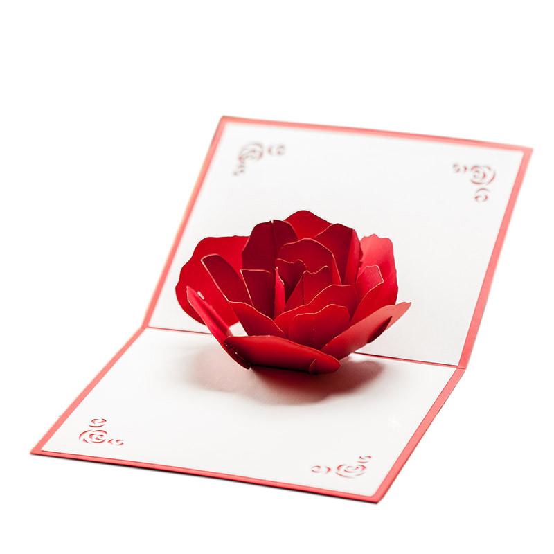 生日贺卡韩国创意3D立体贺卡手工小卡片代写折叠纸diy祝福留言