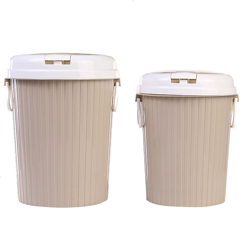 弹盖式垃圾桶创意客厅卧室塑料垃圾篓家用厨房卫生间大号带盖纸篓