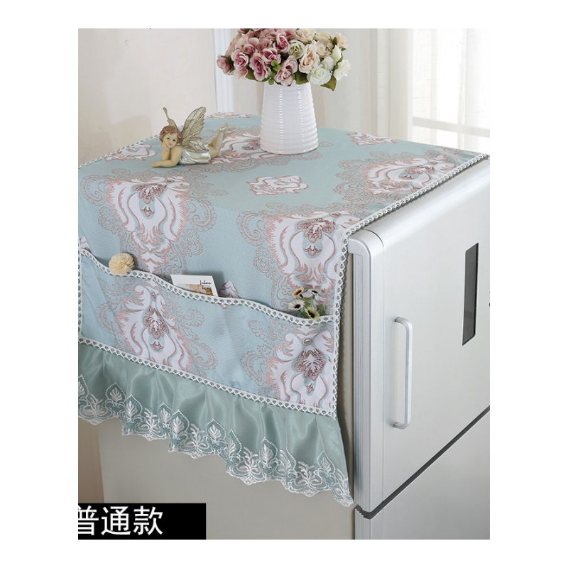 加棉冰箱罩防滑冰箱防尘罩冰箱盖布双开防尘布家用现代简约欧式