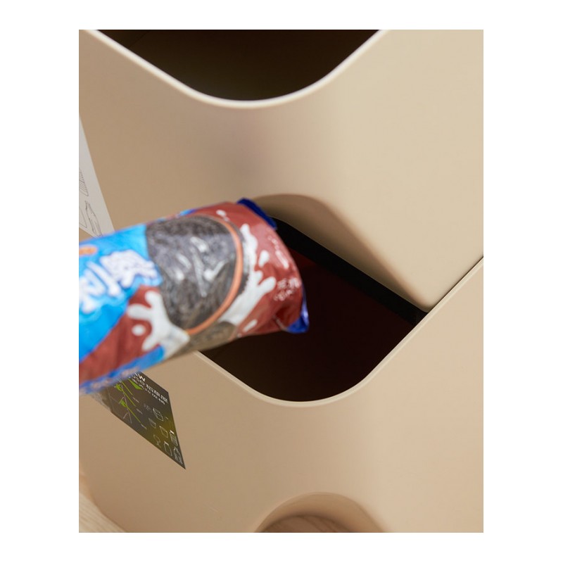 可堆叠分类塑料垃圾桶 厨房客厅办公室家用大号塑垃圾筒