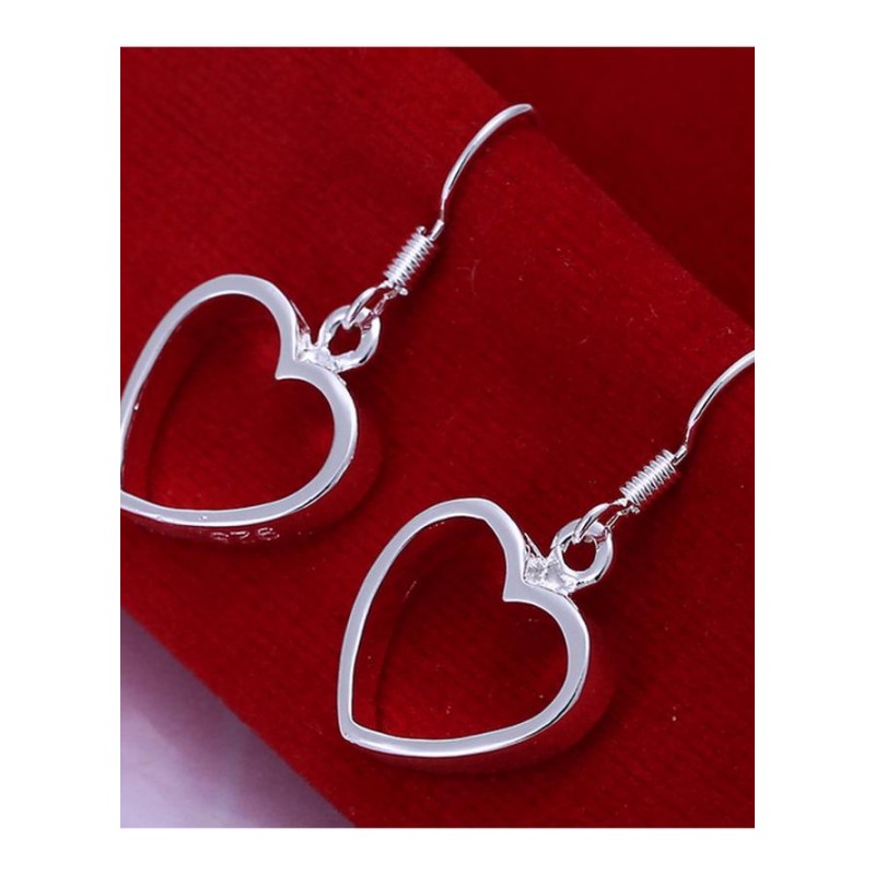 E047Women silver plated earring镀925纯银日韩简约时尚耳环耳饰