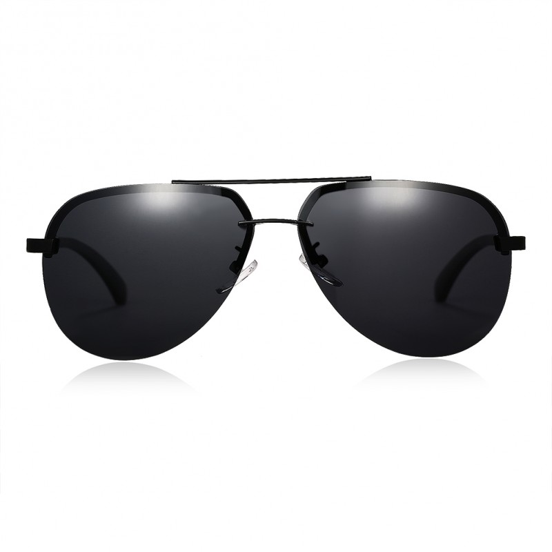 YJ00073-1Men Sunglasses 男户外太阳镜驾驶墨镜偏光黑框灰片送女朋友七夕情人节礼物