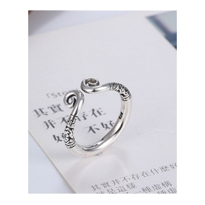 钛钢指环紧箍咒造型戒指时尚男款女款手饰品送女朋友七夕情人节礼物