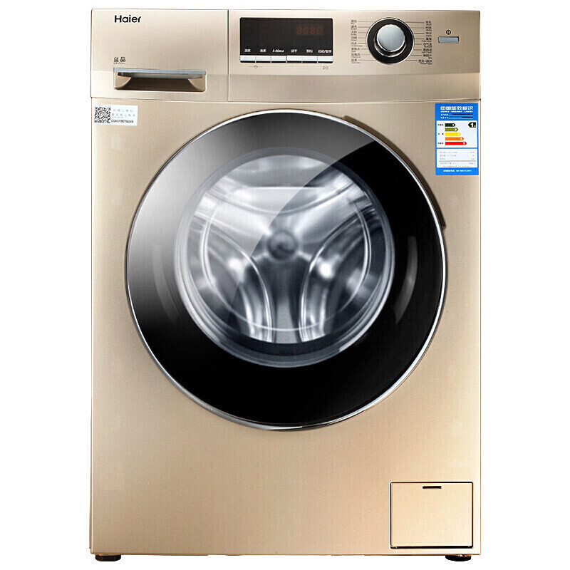 海尔（Haier） 10公斤全自动洗烘一体变频滚筒洗衣机 家用大容量 G100629HBX14G