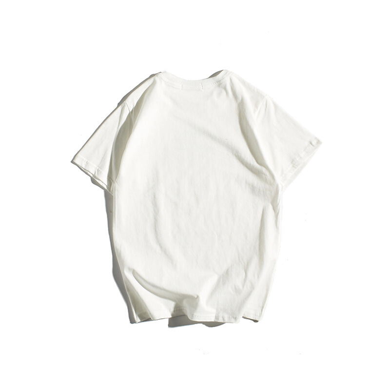 东京衣柜男装夏季新款个性涂鸦印花圆领休闲短袖T恤男韩版青年男t白色