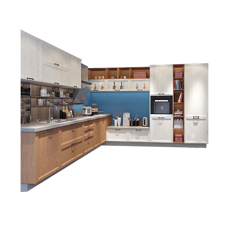 海尔Haier home整体橱柜厨房定制现代简约石英石台面 H6西西里橱柜 预付金