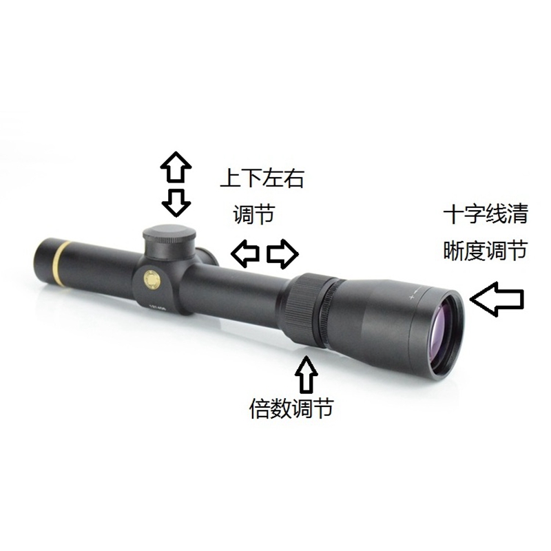 刘坡VX 1.5-5x20短瞄大视野光学高抗震高清晰板球ED秃子寻鸟镜望远镜瞄准器狙击瞄准镜单筒望远镜