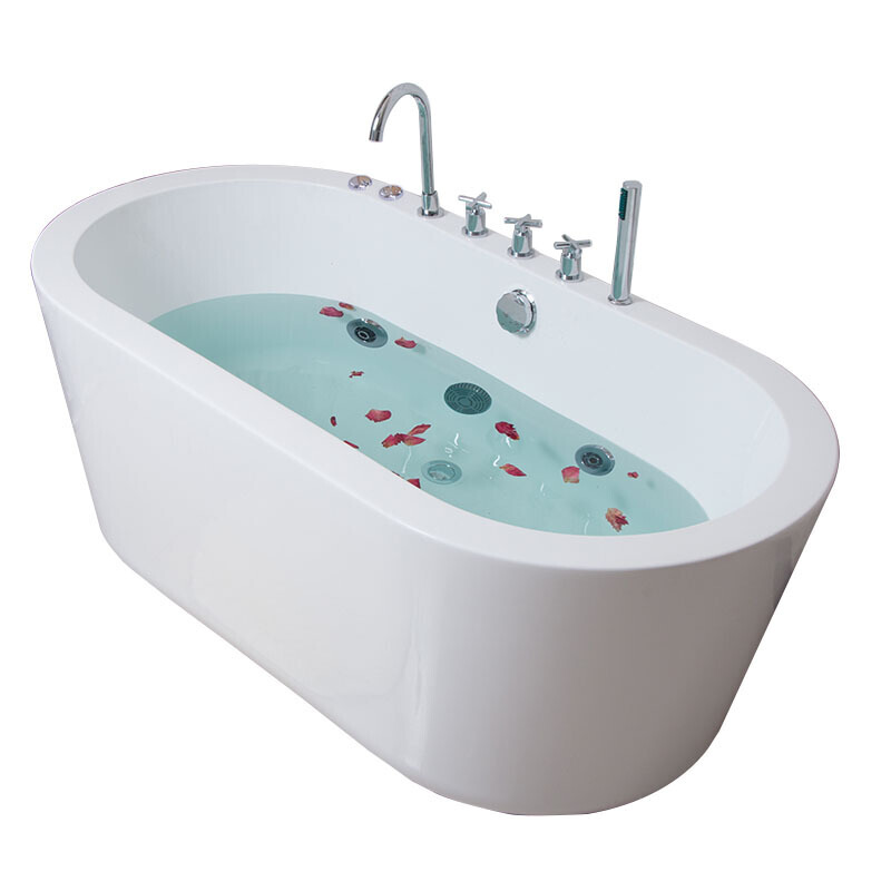 浴缸家用情侣小户型卫生间浴盆日式贵妃浴缸1.2-1.8米波迷娜BOMINA