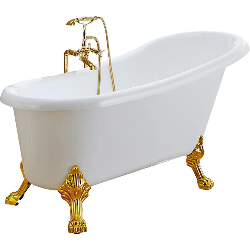 浴缸亚克力贵妃浴缸欧式浴池超大空间小浴缸多色独立式保温浴盆波迷娜BOMINA