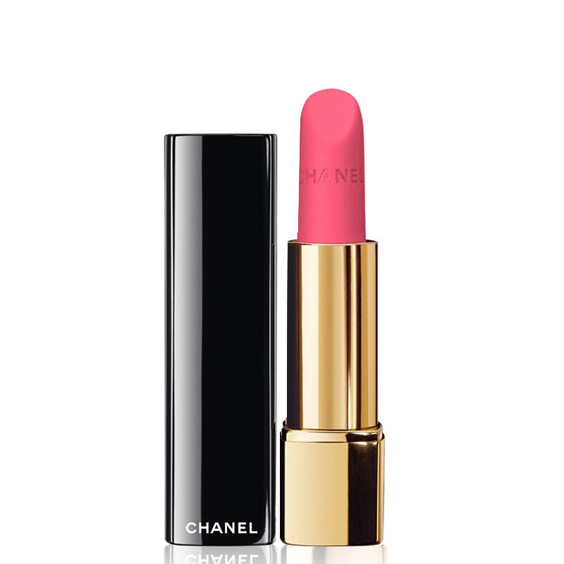 Chanel 香奈儿 口红炫亮魅力唇膏丝绒系列 42#哑光 不易脱色 显色 粉色系 法国原装进口