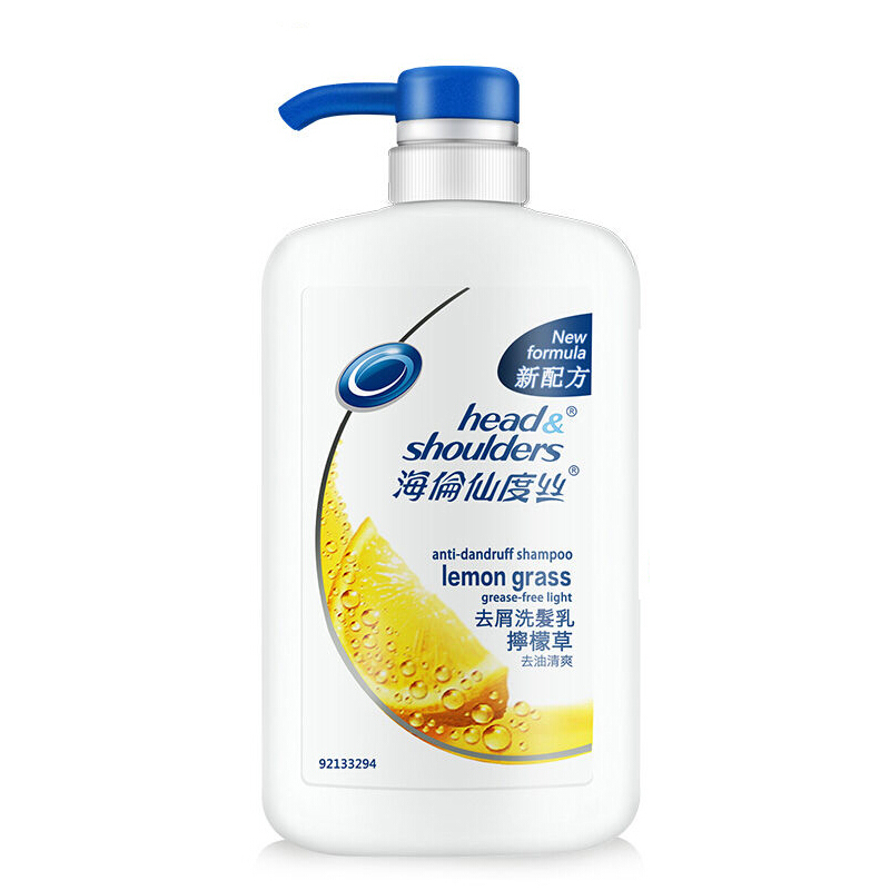 Head & Shoulders 海飞丝男女士洗发水港版海伦仙度丝 柠檬控油型洗发乳1000ml 香港直邮