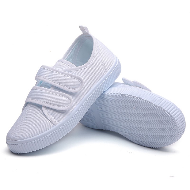 幼儿园小白鞋学生童鞋帆布鞋白球鞋儿童白布鞋男童女童白色运动鞋
