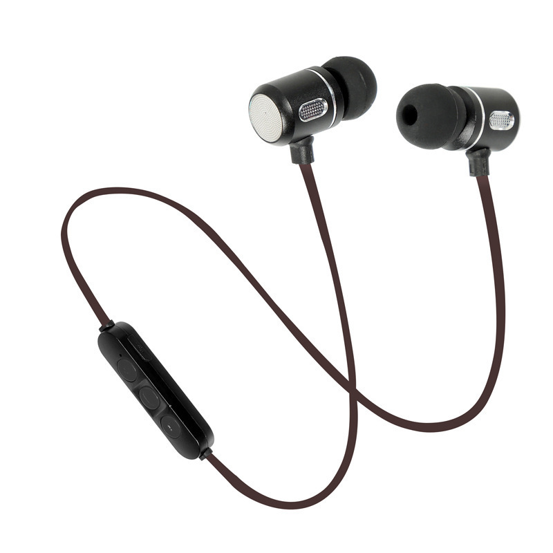 HIGE/无线蓝牙运动耳机XT-9 入耳式双耳磁吸耳机 通话清晰 HiFi发烧 适用于苹果安卓蓝牙连接通用 黑色