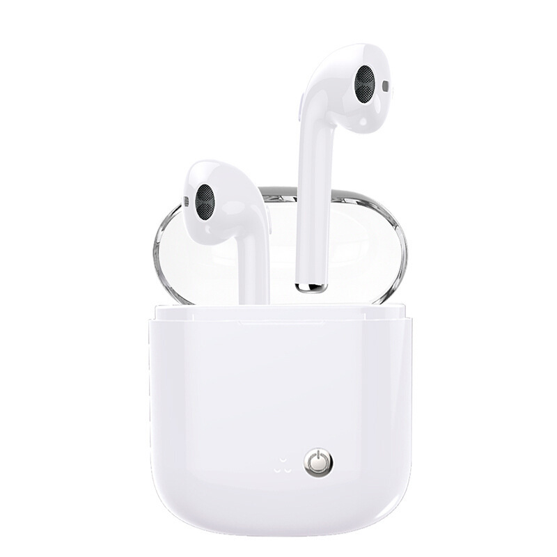 HIGE/i7S plus无线蓝牙耳机4.1 带充电仓入耳式双耳 tws立体声迷你蓝牙耳机 适用于苹果安卓三星通用 白色