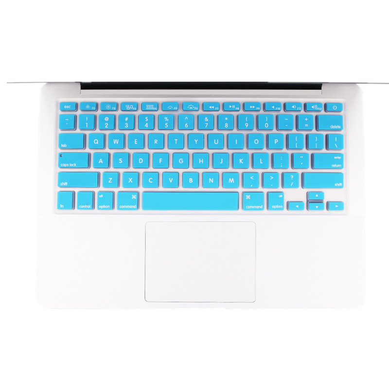 HIGE/苹果笔记本键盘膜 Mac/pro/air键盘膜 air13/pro老款13/15通用 天蓝色