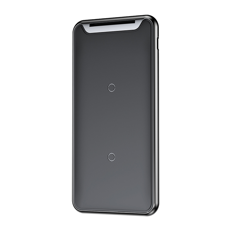 HIGE/iPhoneX无线快充 Qi无线快充头充电底座通用款 适用于8P/note8/S7/S8 三线圈快充 黑色