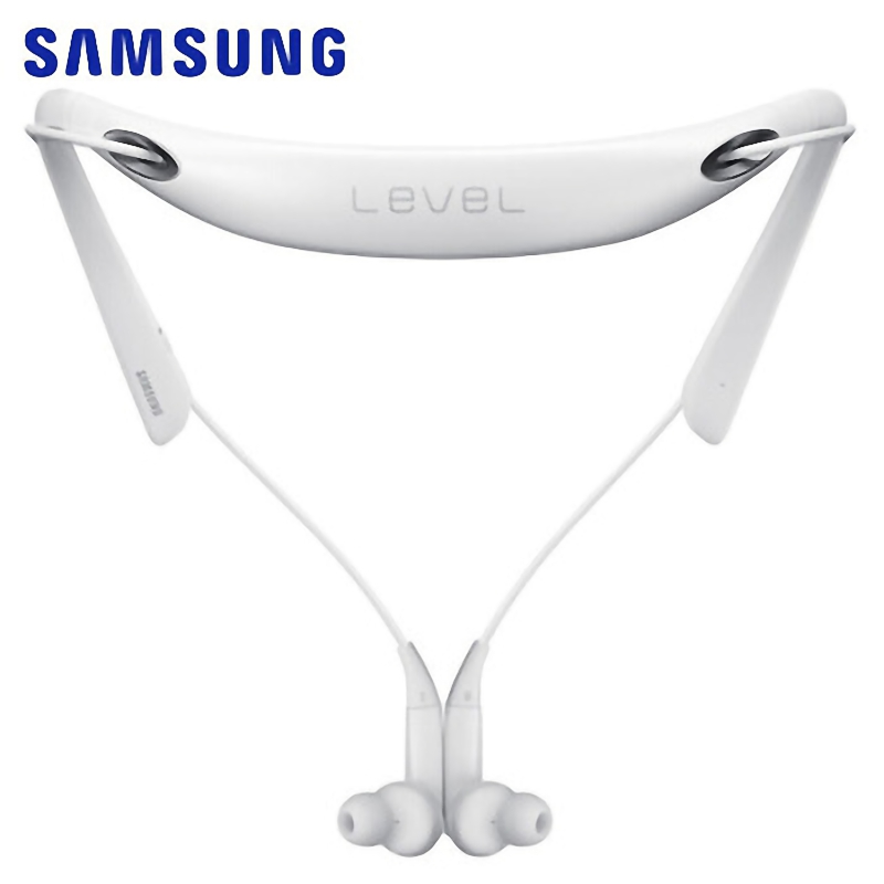 SAMSUNG/三星Level U Pro无线蓝牙耳机 主动降噪 项圈式运动通话音乐耳塞 幻影白