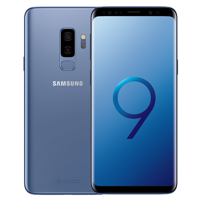 SAMSUNG/三星S9+智能手机 双卡双待 移动联通电信4G全网通手机 6GB+64GB 莱茵蓝[港版无发票]