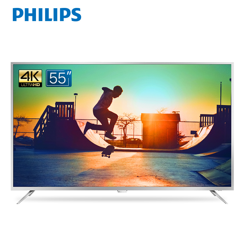 PHILIPS/飞利浦55PUF6372液晶平板电视 55英寸 4K超高清 智能LED液晶平板电视机