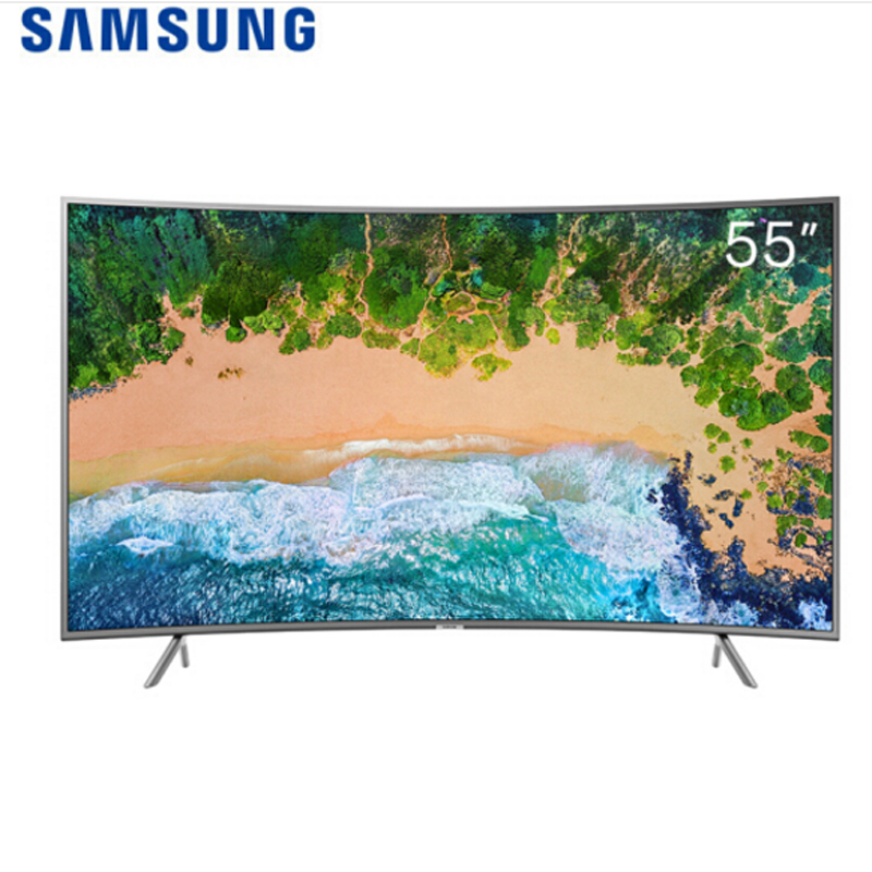 SAMSUNG/三星UA55NU7300JXXZ液晶平板电视 55英寸全面屏曲面电视 智能网络液晶电视