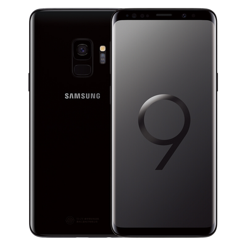 SAMSUNG/三星Galaxy S9智能手机 [海外版] 单卡 移动联通电信4G智能手机 4GB+64GB 谜夜黑