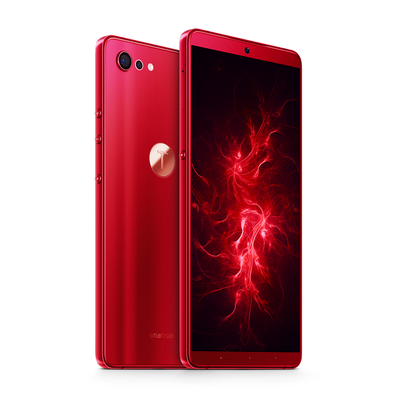 錘子/锤子坚果 Pro2s 手机 双卡双待 移动联通电信4G 全面屏智能拍照美颜手机( 6G+64G)炫光红