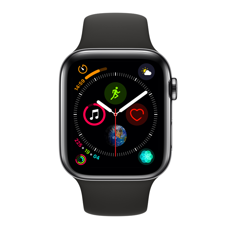 Apple/Apple Watch Series 4s智能心率电话手表 GPS2018新款 40mm 基础版 深空灰