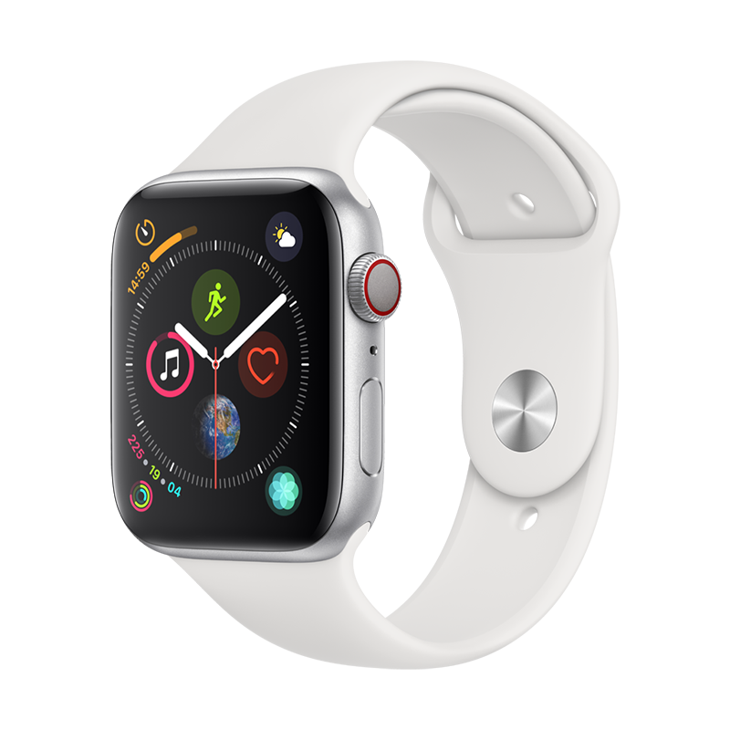 Apple/Apple Watch Series 4s智能心率电话手表 GPS2018新款 44mm 蜂窝版 白色