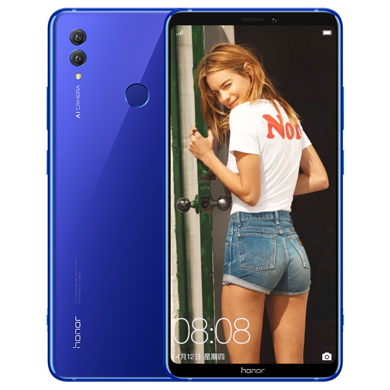 HUAWEI/华为荣耀note10手机 大屏全面屏游戏手机 双卡双待全网通4G智能拍照手机 6GB+64GB 幻影蓝