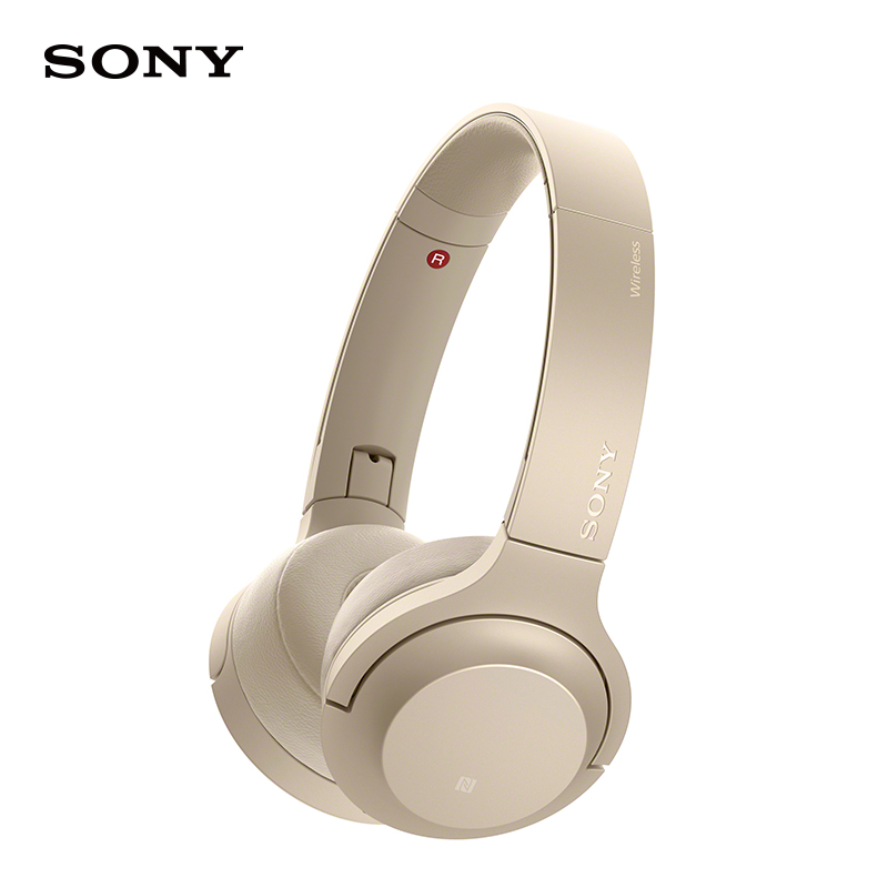 SONY/索尼WH-H800无线蓝牙耳机 头戴式Hi-Res立体声降噪耳机 手机音乐游戏耳机 浅金色