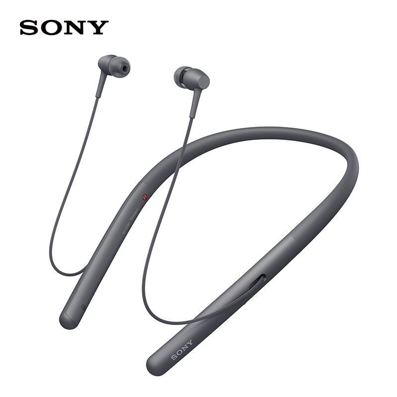 SONY/索尼WI-H700无线蓝牙耳机 颈挂式 Hi-Res立体声降噪耳机 手机音乐游戏耳机 灰黑色