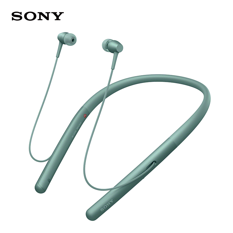 SONY/索尼WI-H700无线蓝牙耳机 颈挂式 Hi-Res立体声降噪耳机 手机音乐游戏耳机 薄荷绿