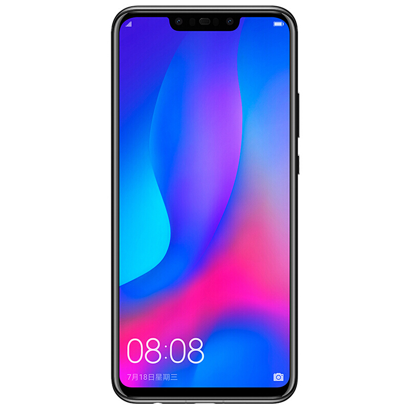 HUAWEI/华为 nova 3i 全面屏高清四摄游戏手机 4G+128G 全网通移动联通电信4G手机双卡双待 黑色