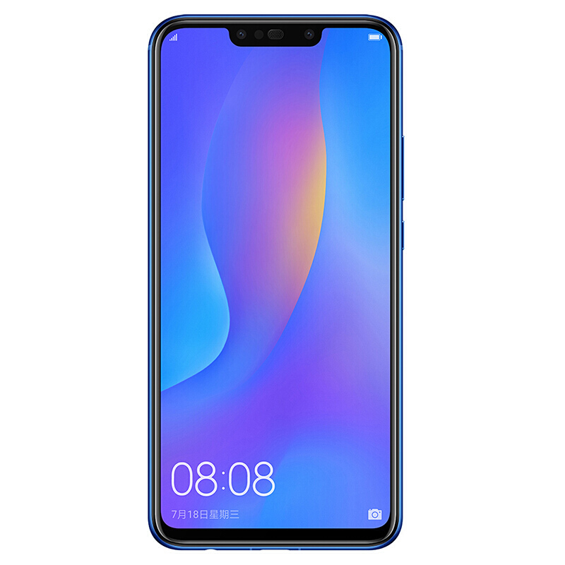 HUAWEI/华为 nova 3i 全面屏高清四摄游戏手机 6G+64G 全网通移动联通电信4G手机双卡双待 紫色