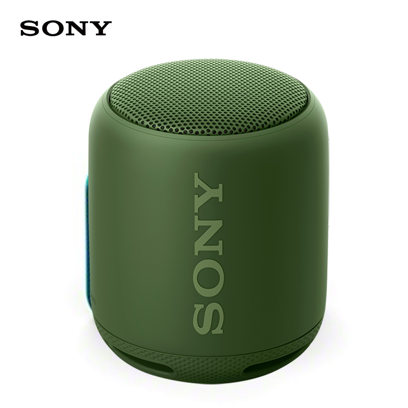 SONY/索尼SRS-XB10无线蓝牙音响 支持NFC 迷你便携 IPX5防水设计 重低音蓝牙音箱 绿色