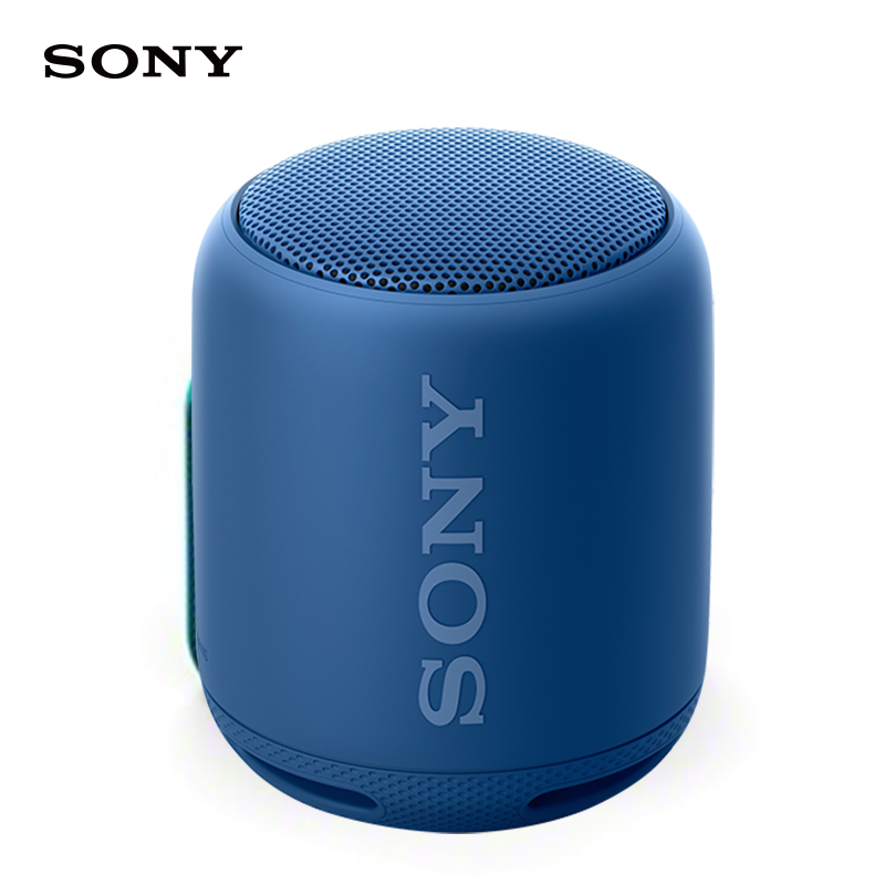SONY/索尼SRS-XB10无线蓝牙音响 支持NFC 迷你便携 IPX5防水设计 重低音蓝牙音箱 蓝色