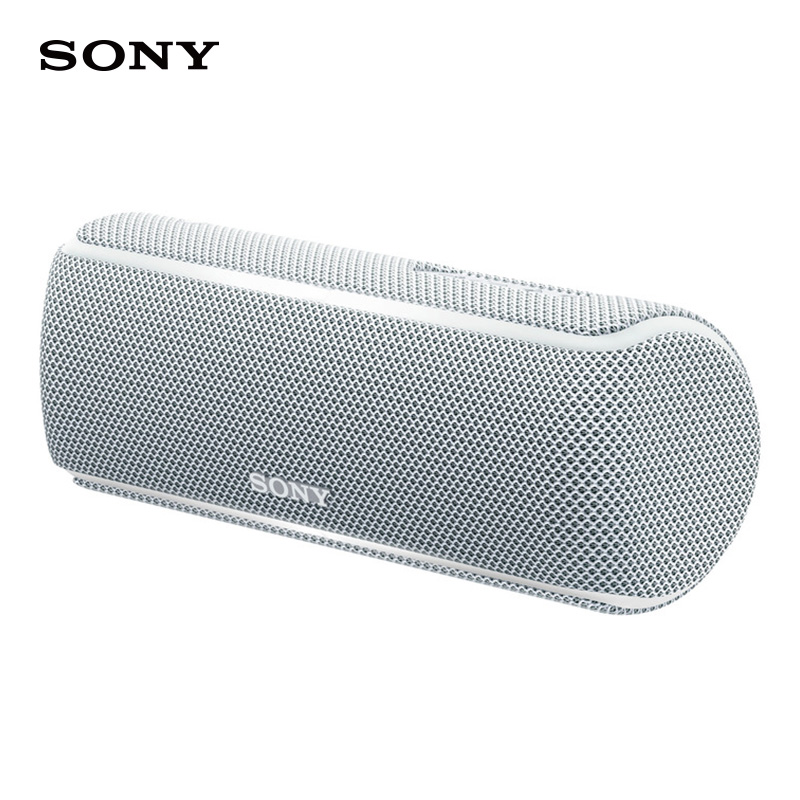 SONY/索尼SRS-XB21无线蓝牙音响 Live Sound三维音效 炫酷灯光 防水设计 澎湃低音蓝牙音箱 白色