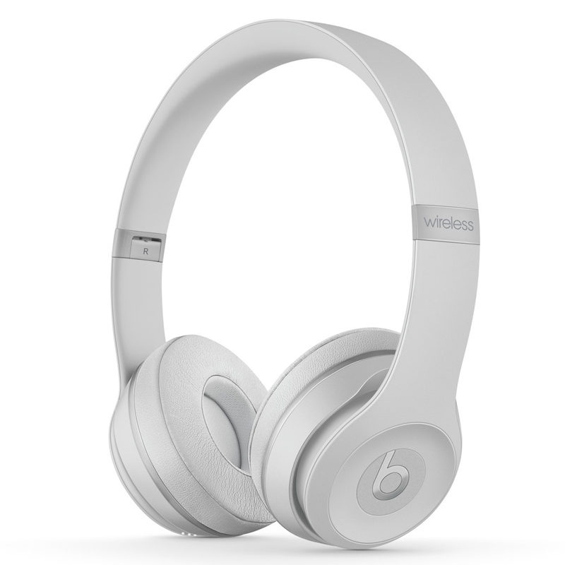 BEATS/Beats Solo3 Wireless 无线运动蓝牙耳机 头戴式耳机 低音好 通话清晰 游戏耳机 哑光银色