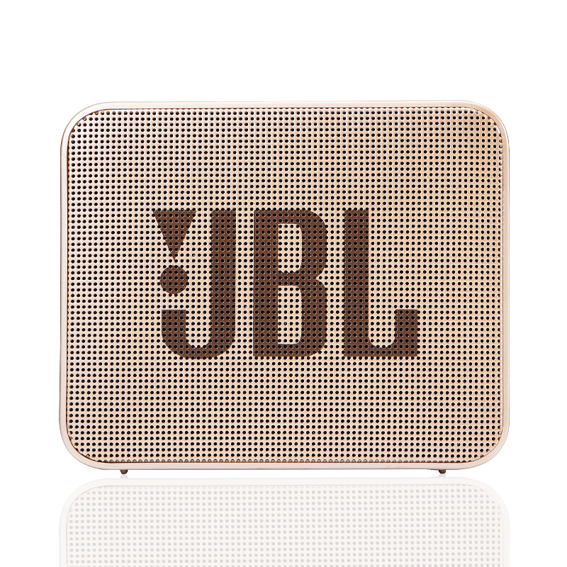 JBL/GO2 音乐金砖二代无线/蓝牙音箱 低音炮 户外便携音响 迷你小音箱 免提通话 防水型 香槟金