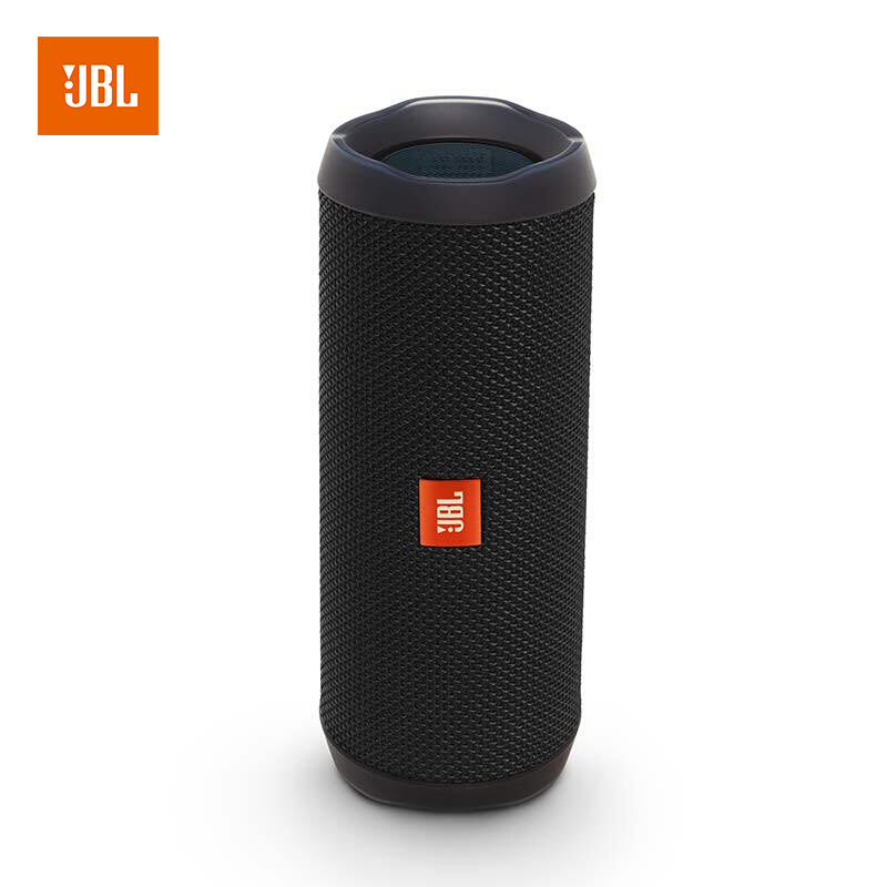 JBL/Flip4 音乐万花筒4蓝牙音箱 重低音无线音响 防水设计 支持多台串联 超长续航 炫酷黑